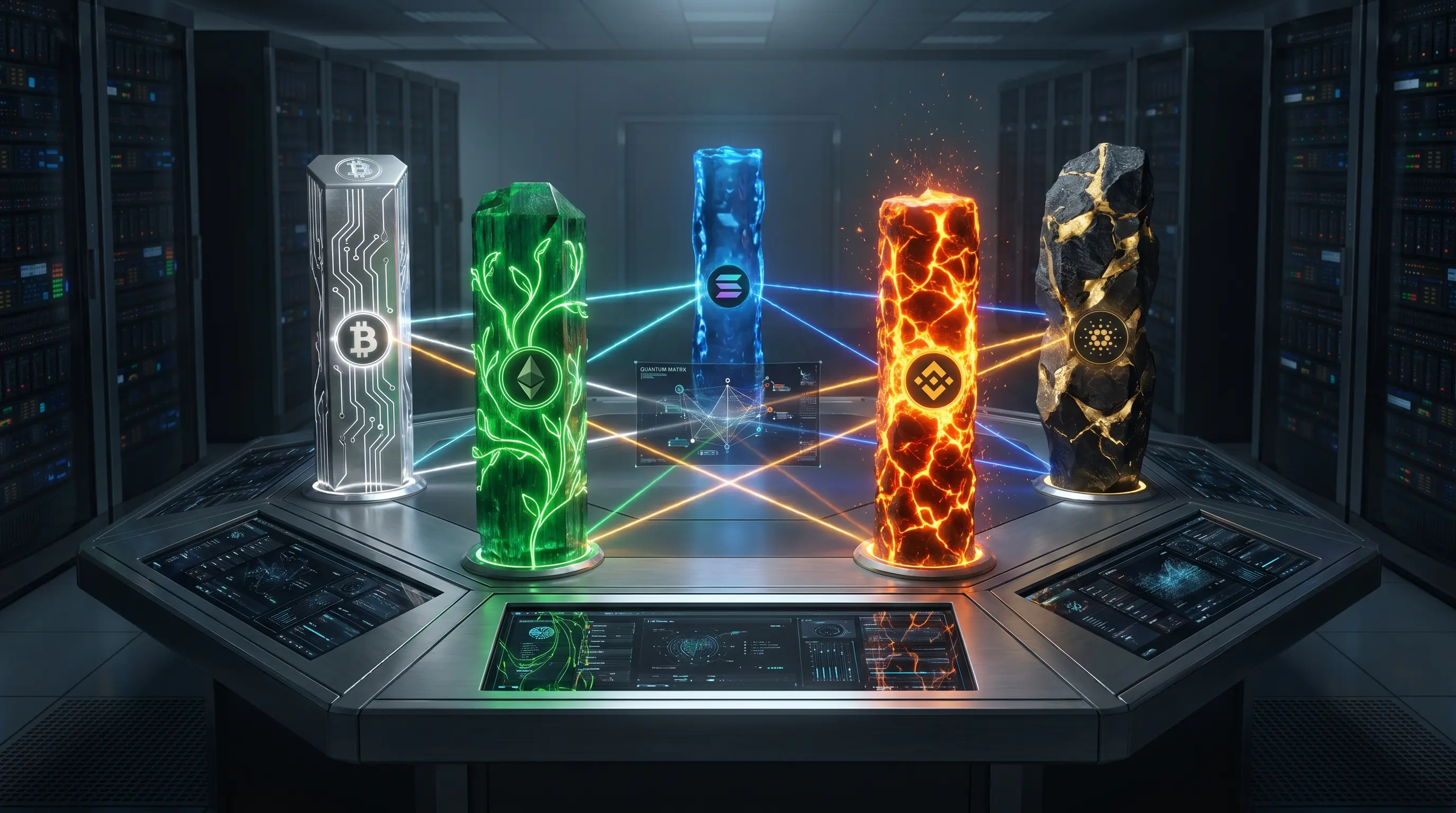 Crypto Five-Elements Matrix